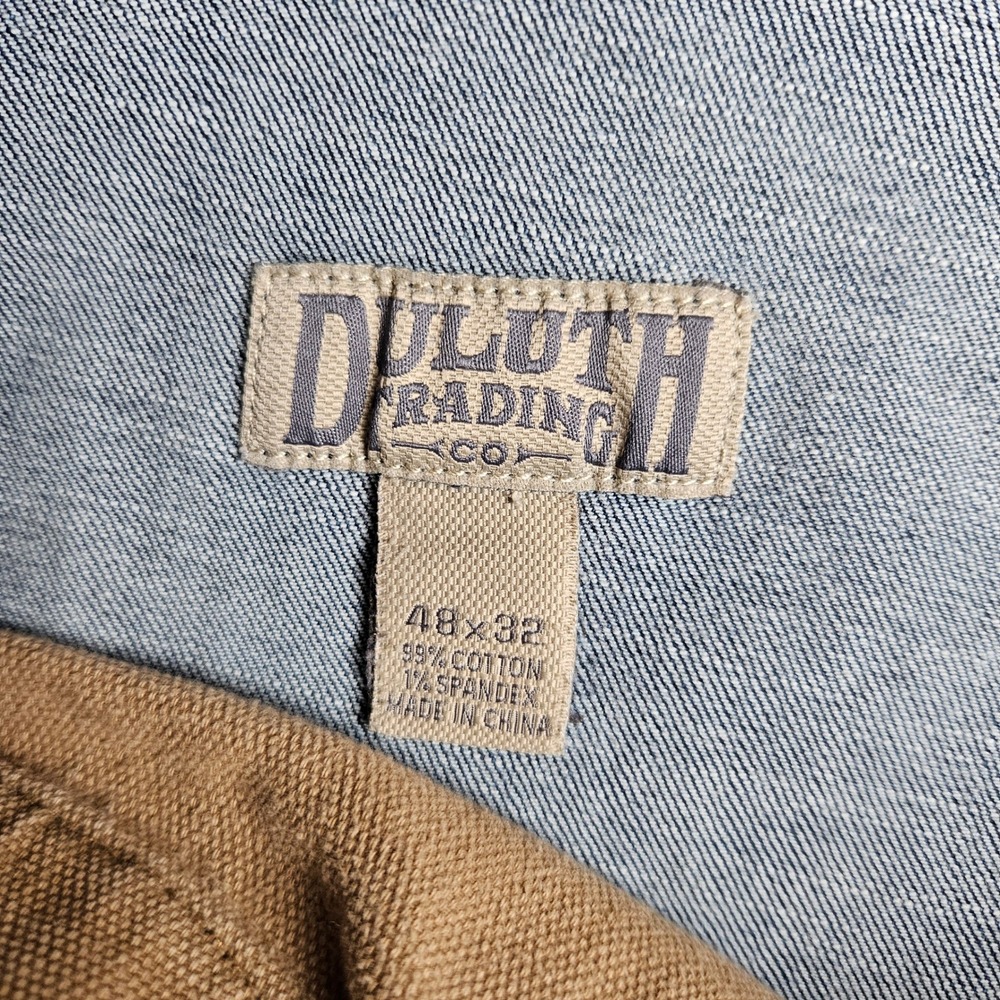 Duluth Trading Flex Ballroom Jeans Men's 48x32(30) Denim Straight Leg Dark Wash - Picture 2 of 12